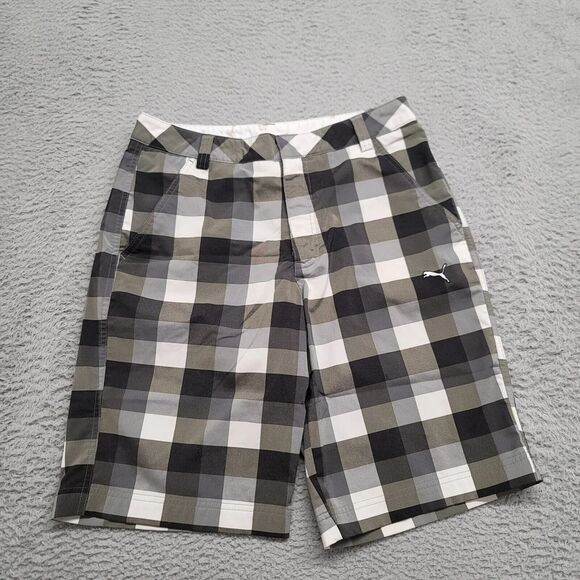 Puma Other - PUMA‎ Shorts Mens 30 Gray Boardshorts Plaid Casual Outdoors Lightweight Beach